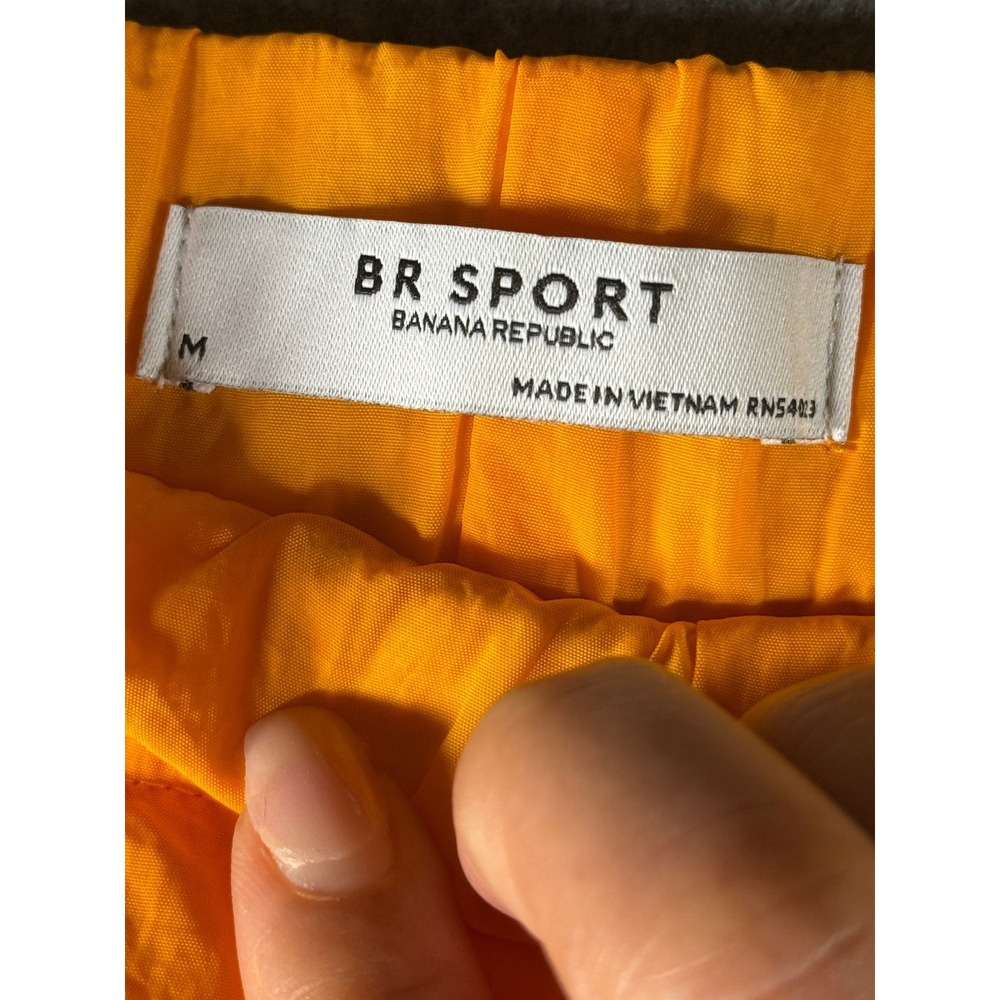 BR Sport Banana Republic Orange Athletic Training Shorts Mens Medium